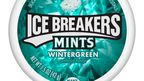Order Ice Breakers Wintergreen 1.5 oz food online from Cafe Verdi Rebel store, Las Vegas on bringmethat.com