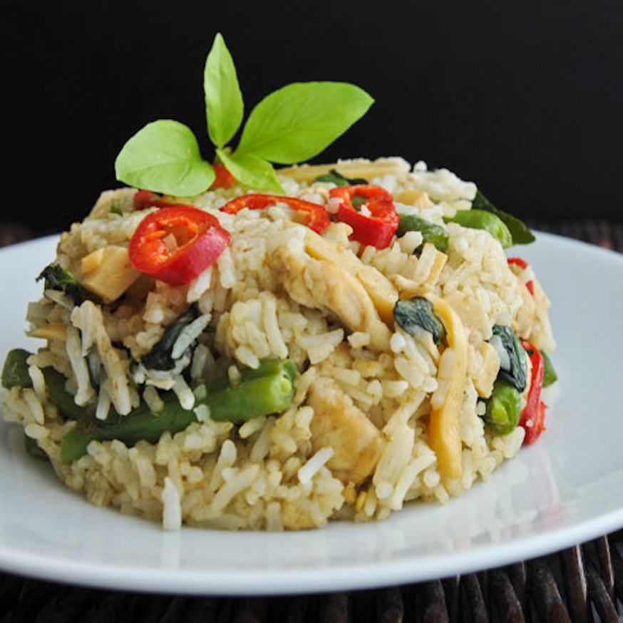 Order Green Curry Fried Rice food online from Chang Thai Kitchen store, Toms River on bringmethat.com
