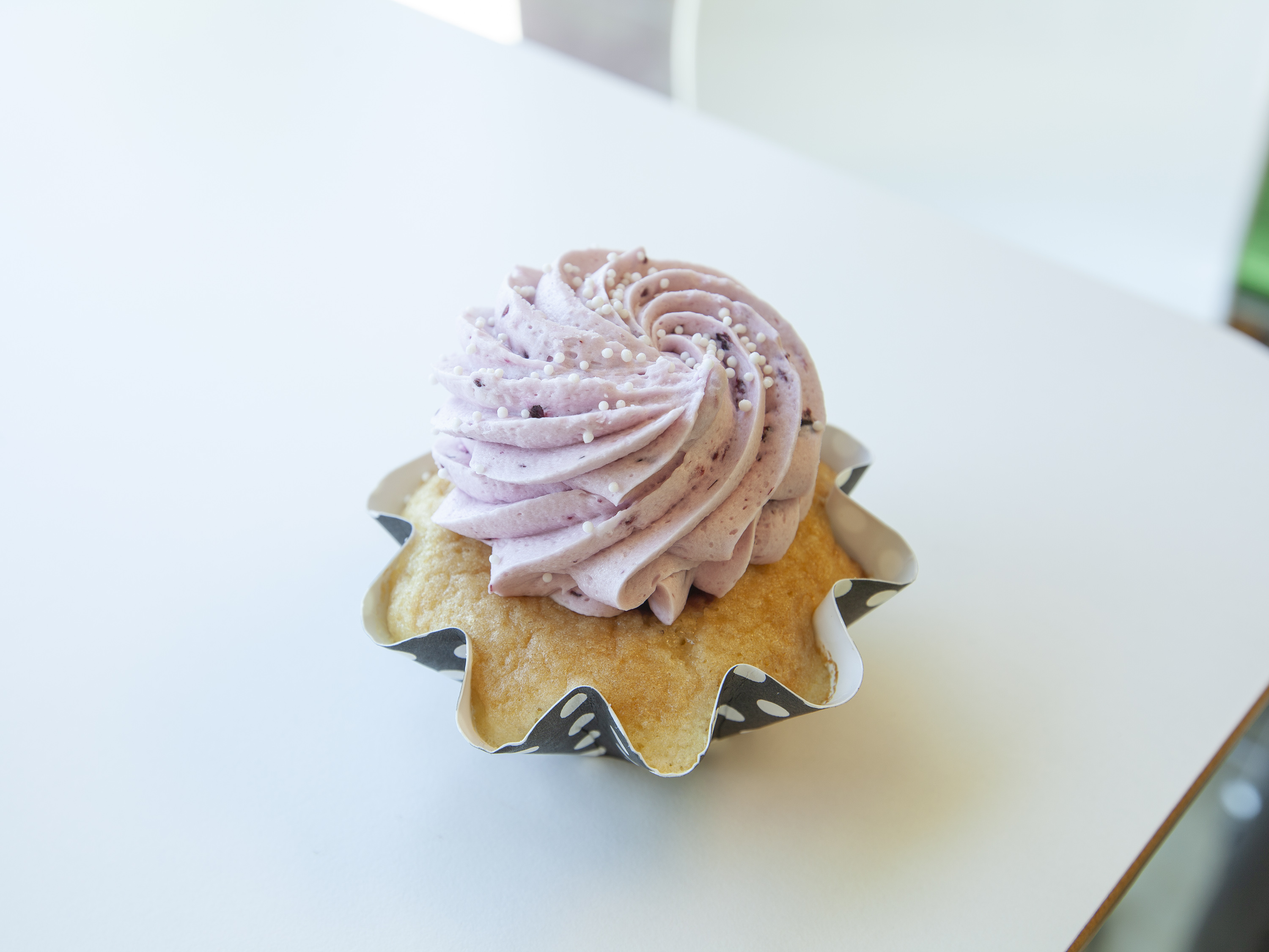 Order Blackberry Bubbly Cupcake food online from The Dessert Stand store, Westminster on bringmethat.com