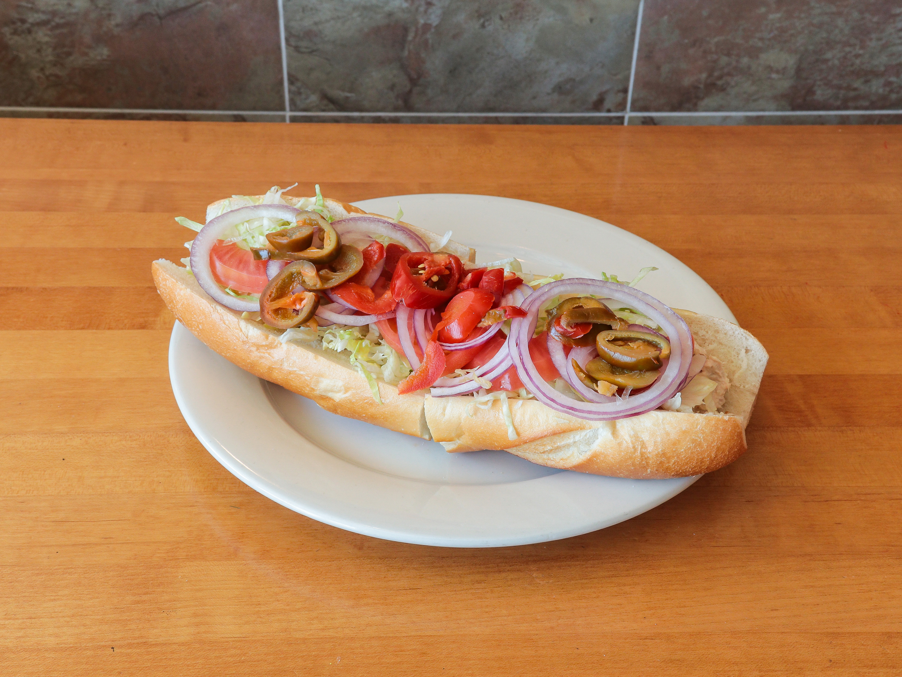 Order Tuna Hoagie food online from Franks Trattoria store, Quakertown on bringmethat.com