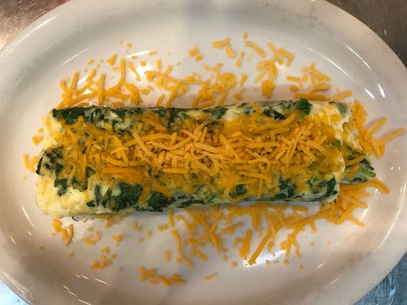 Order Spinach and Cheese Omelette food online from Mama's Daughters' Diner store, Irving on bringmethat.com