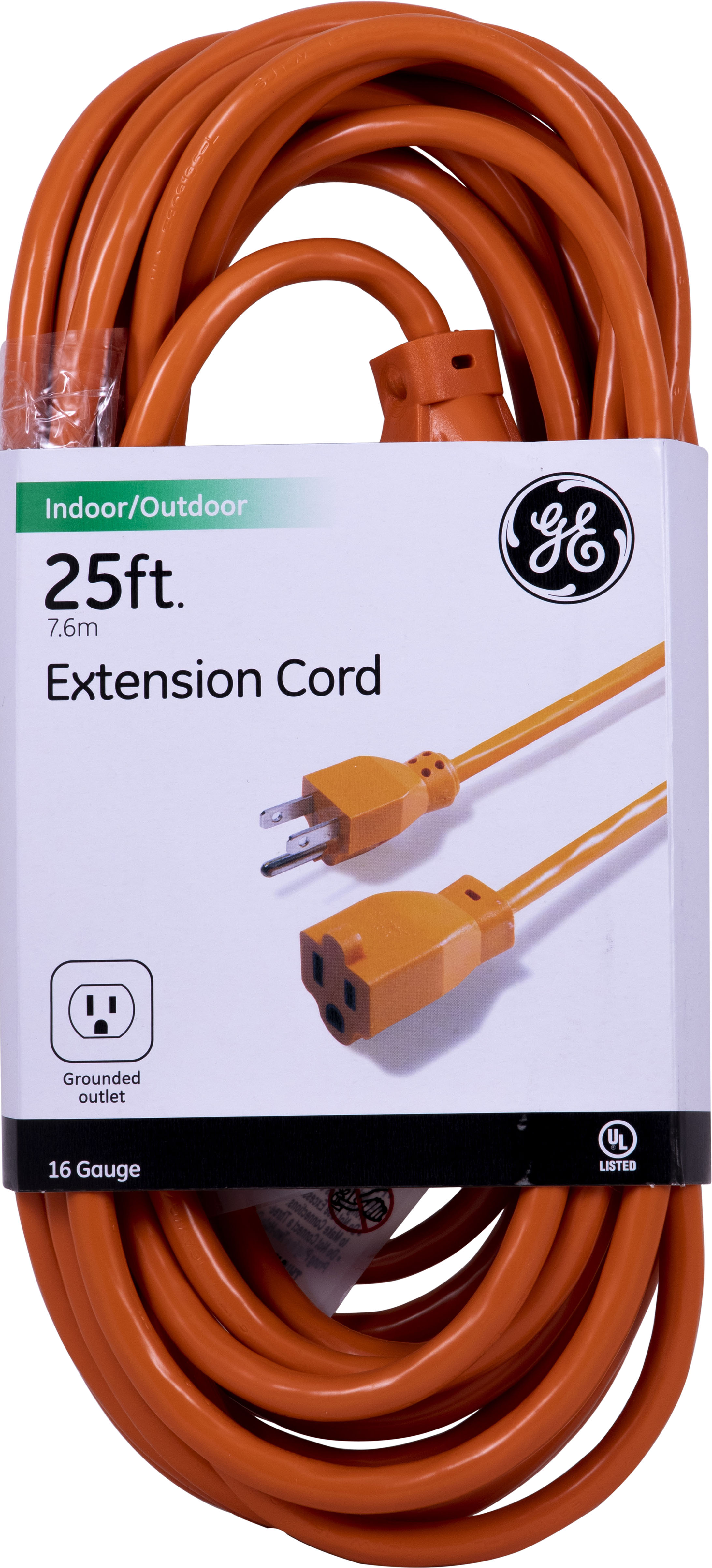 Order GE Grounded Cord, General Purpose, Indoor/Outdoor, 25-Feet - 1 ct food online from Rite Aid store, SUFFOLK on bringmethat.com