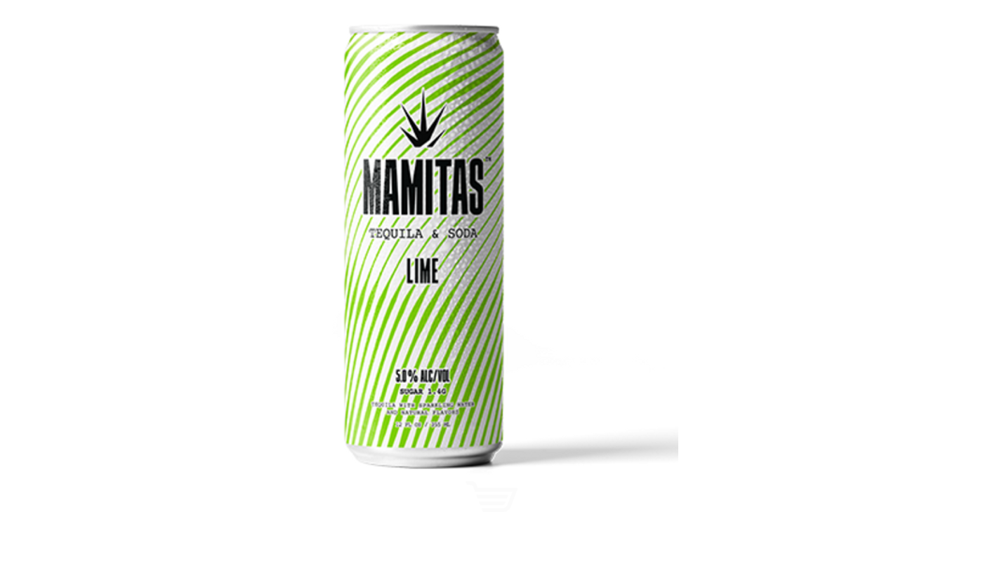 Order Mamitas Lime Tequila + Soda 4x 12oz Cans food online from Robert Market store, Los Angeles on bringmethat.com