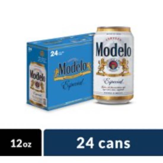 Order Modelo 24 pack cans  food online from Round Up Liquor & Grocery store, Wildomar on bringmethat.com