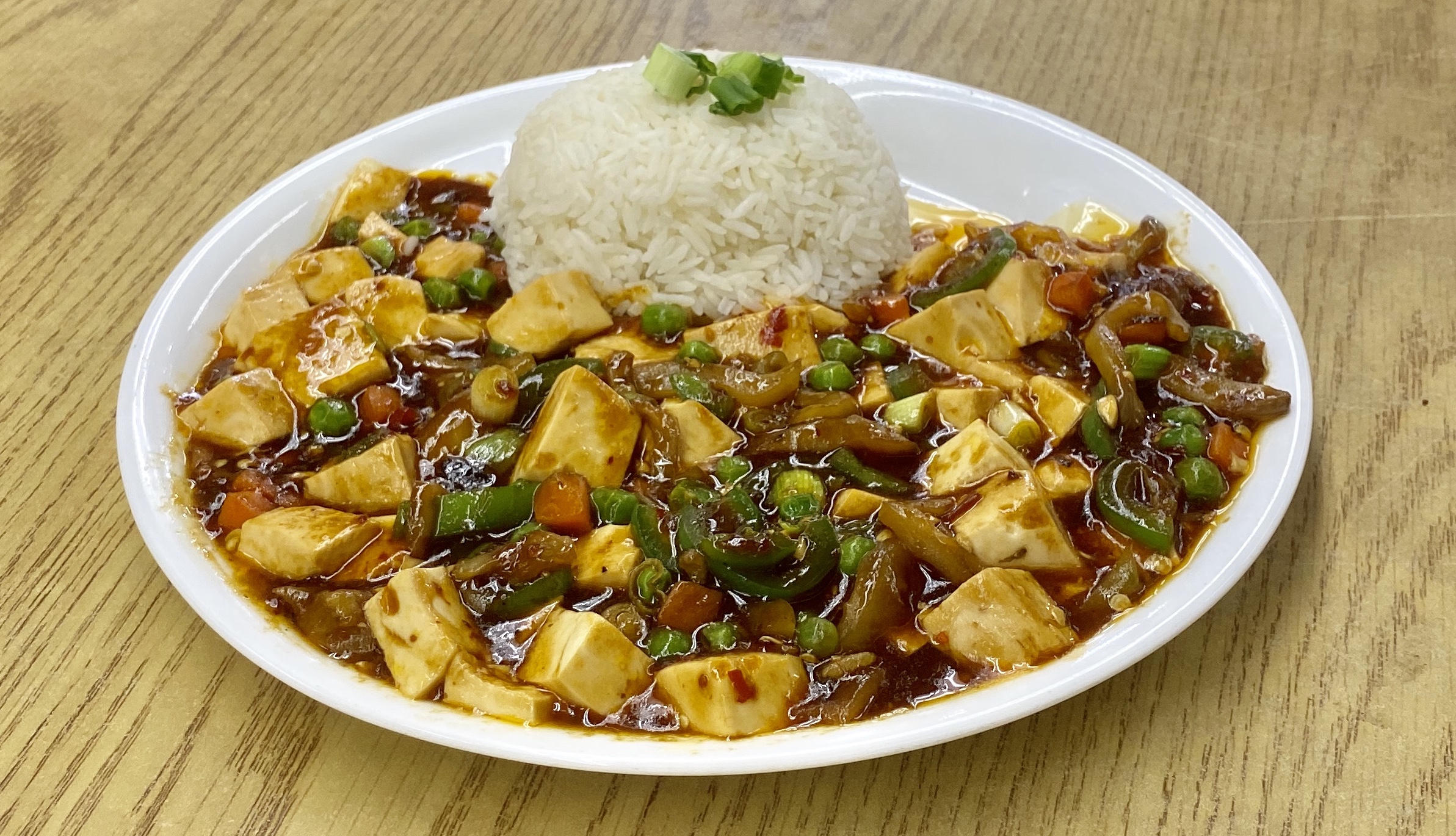 Order Mapo Tofu over Rice - 麻婆豆腐飯 food online from Grant Place store, San Francisco on bringmethat.com