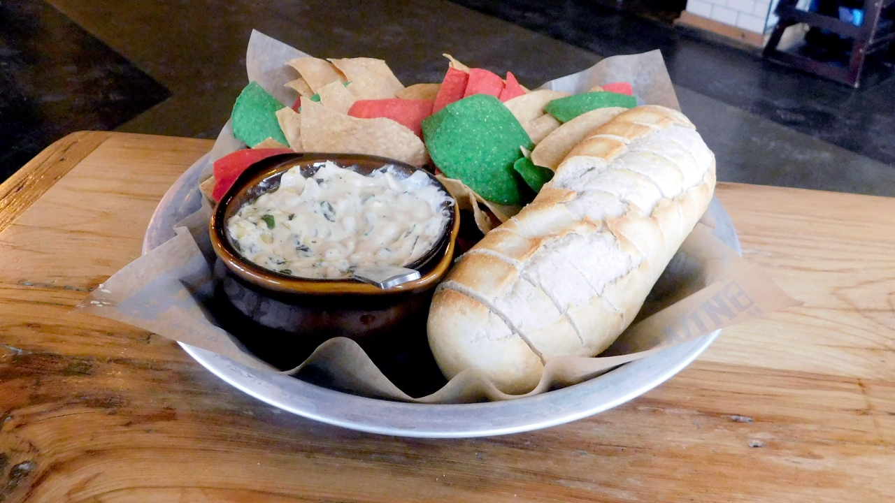 Order Spinach & Artichoke Dip food online from Junior's Bar and Grill store, Albany on bringmethat.com