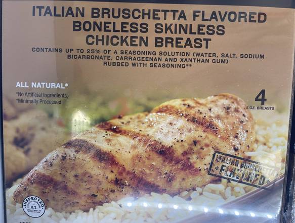 Order Italian Bruschetta Boneless Skinless Chicken Breast food online from Happy Food Mart store, Atlanta on bringmethat.com