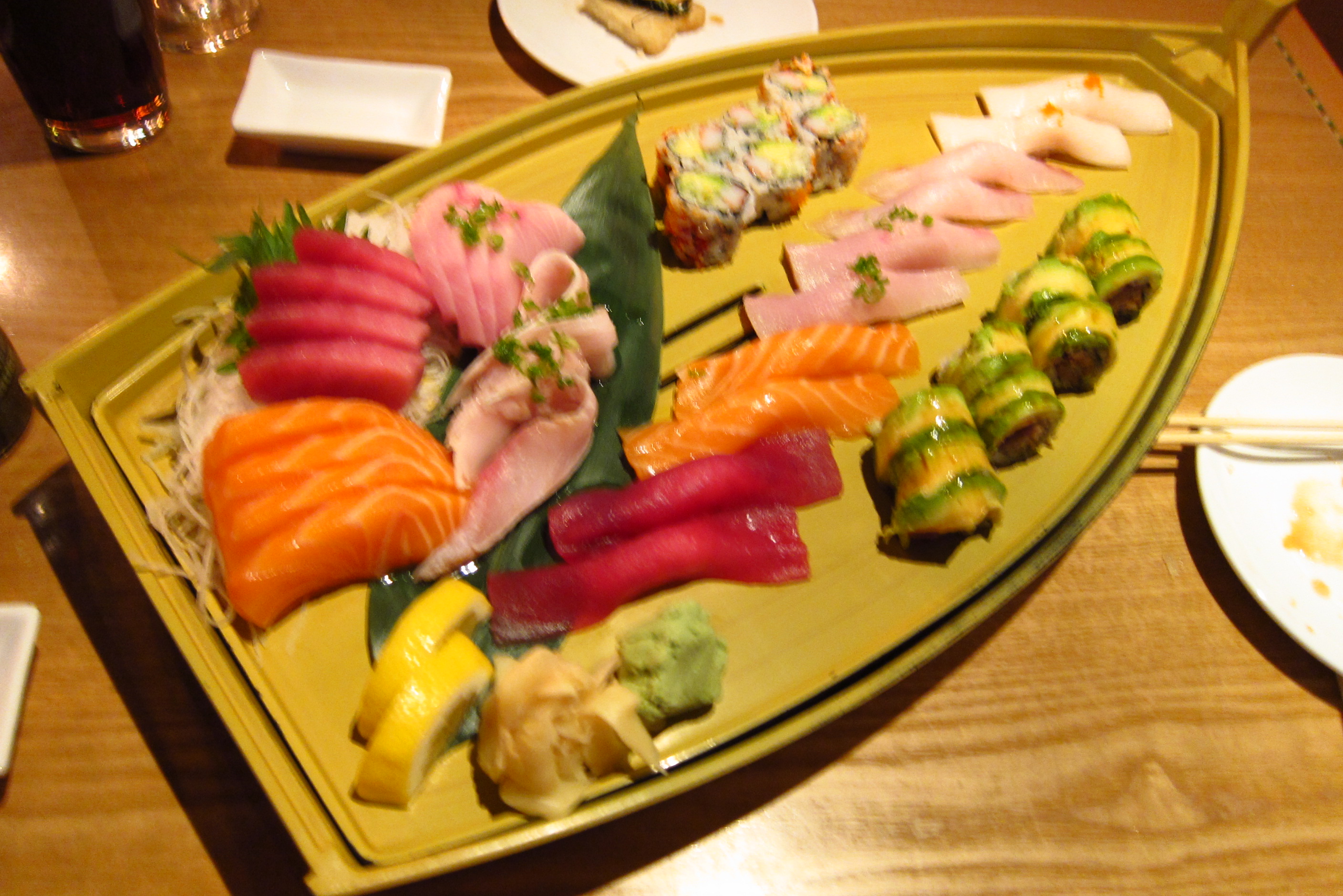 Order Sushi and Sashimi Combination food online from Fin II store, Stamford on bringmethat.com