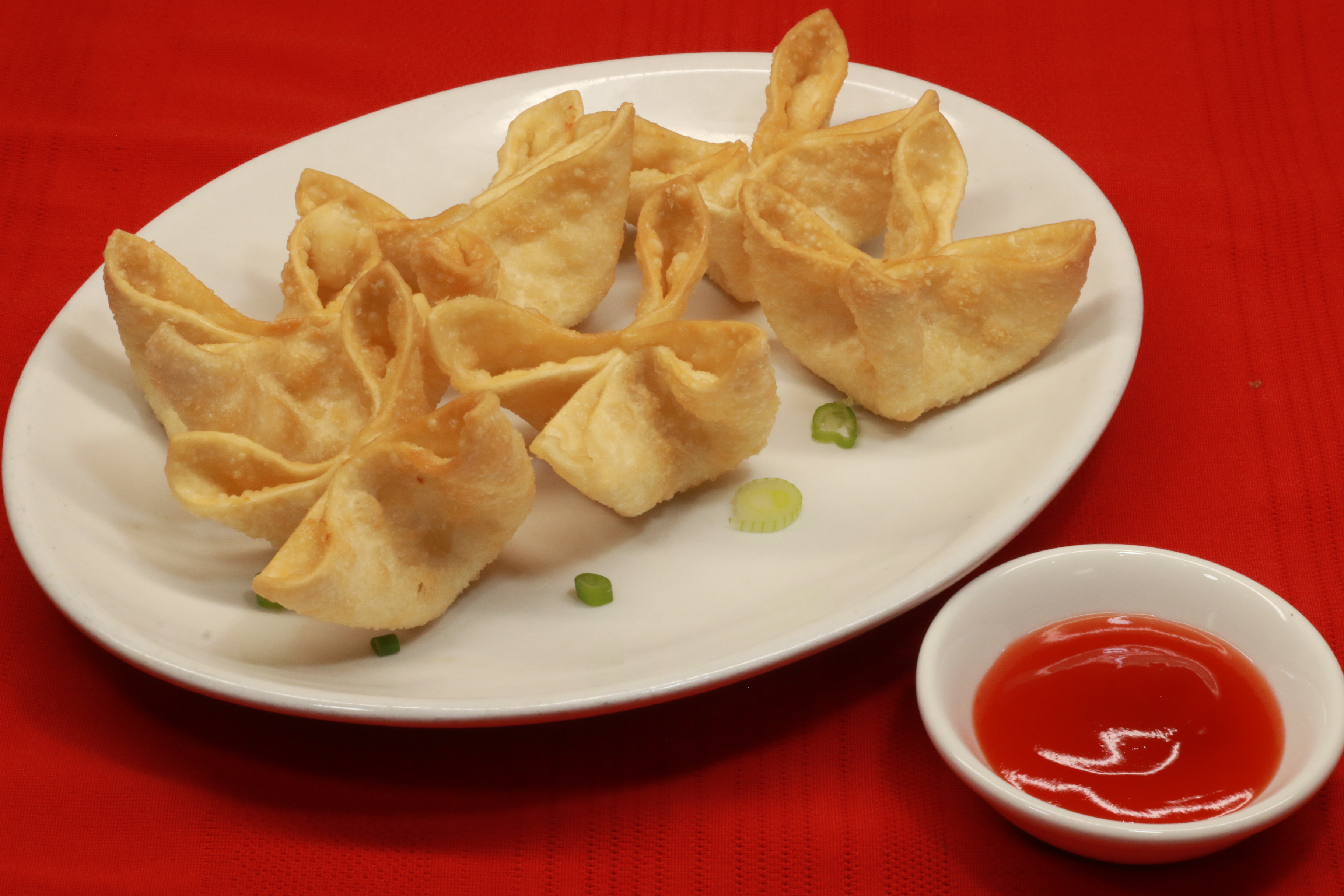 Order A12. Crab Cheese Wonton (6) food online from Pho Khang store, Englewood on bringmethat.com