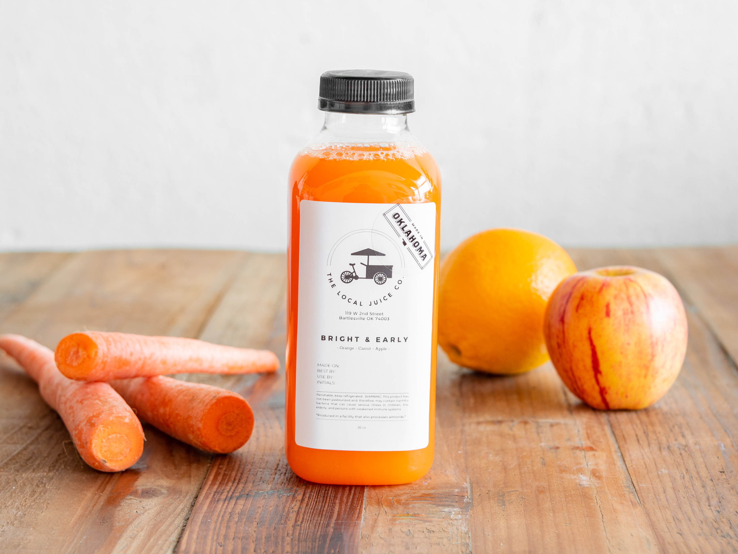 Order Bright & Early Juice food online from Local Juice Company store, Bartlesville on bringmethat.com