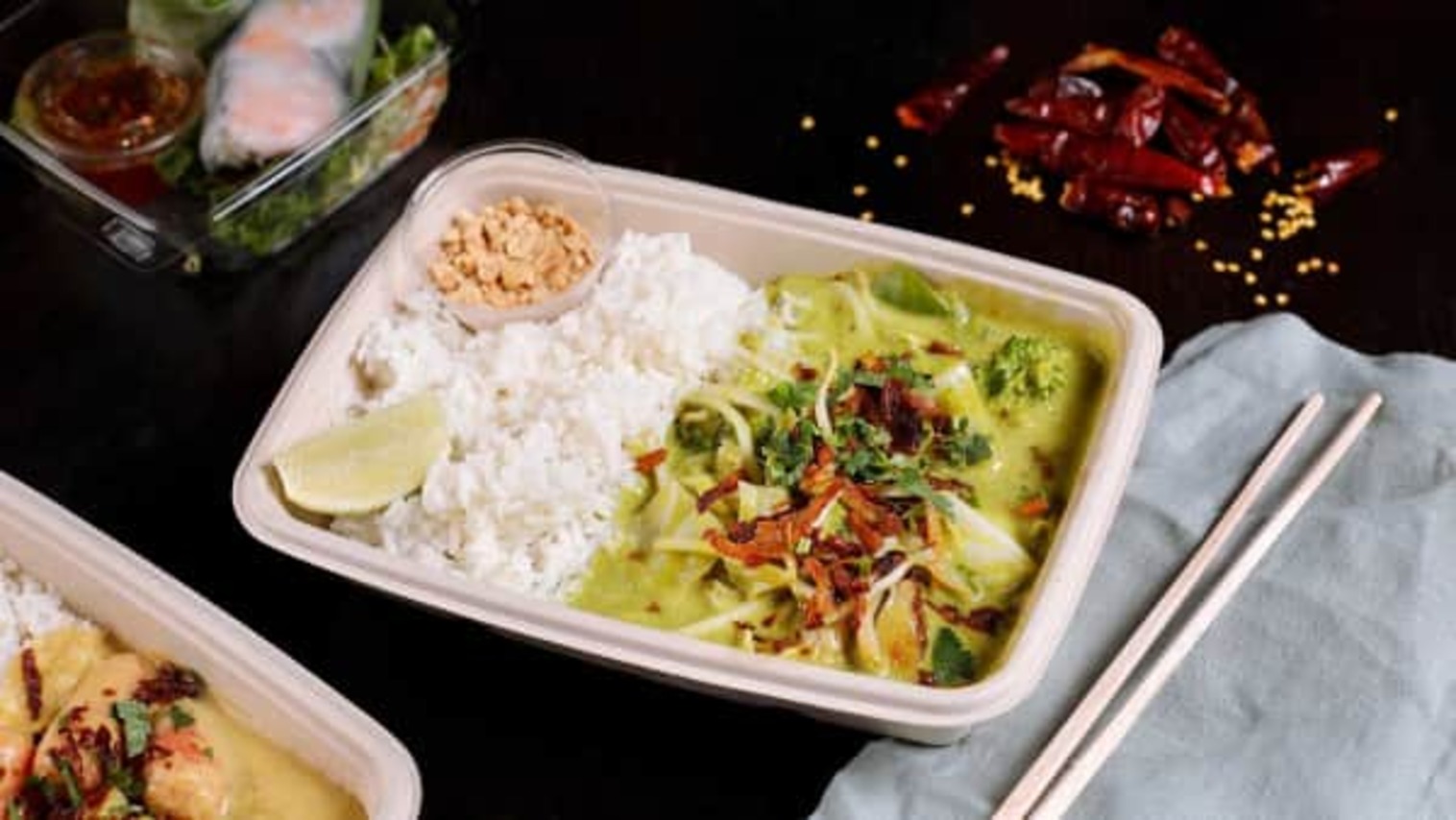 Order Vegetable Green Curry food online from C&C Curry House store, Burlingame on bringmethat.com