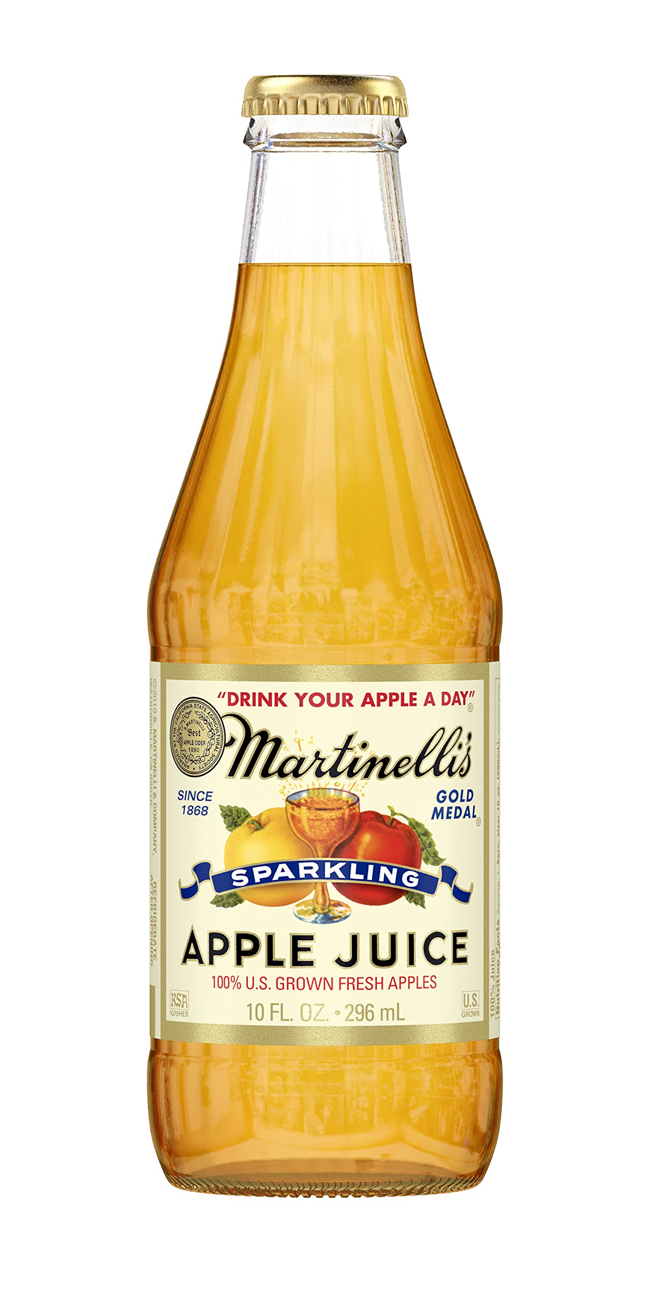 Order Sparkling Apple Juice - Martinelli's food online from Aura Thai store, Long Beach on bringmethat.com