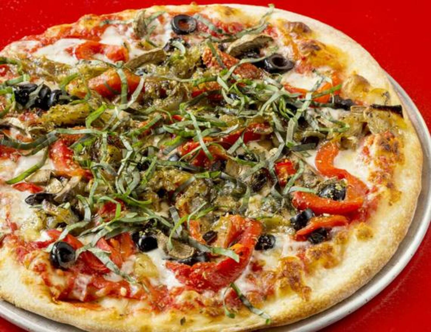 Order 16" Veg Out Pizza food online from Flancers store, Mesa on bringmethat.com