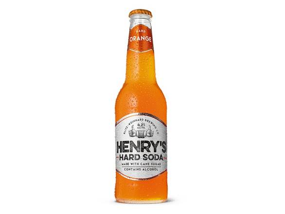 Order Henry's Hard Orange Soda - 6x 12oz Bottles food online from Shar Armanetti Fine Wine & Spirits store, Carpentersville on bringmethat.com