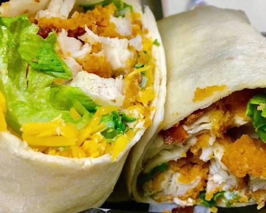Order Chicken, Bacon, and Ranch Wrap food online from Menches Brothers store, Uniontown on bringmethat.com