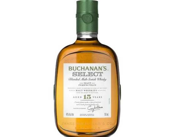 Order Buchanan 15yr 750ml  food online from House Of Wine store, New Rochelle on bringmethat.com