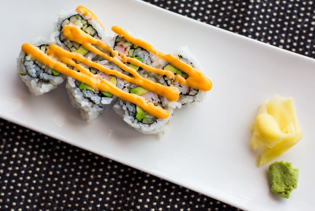 Order Spicy California Roll (C) food online from Ichiban Japanese Steakhouse store, Jackson on bringmethat.com