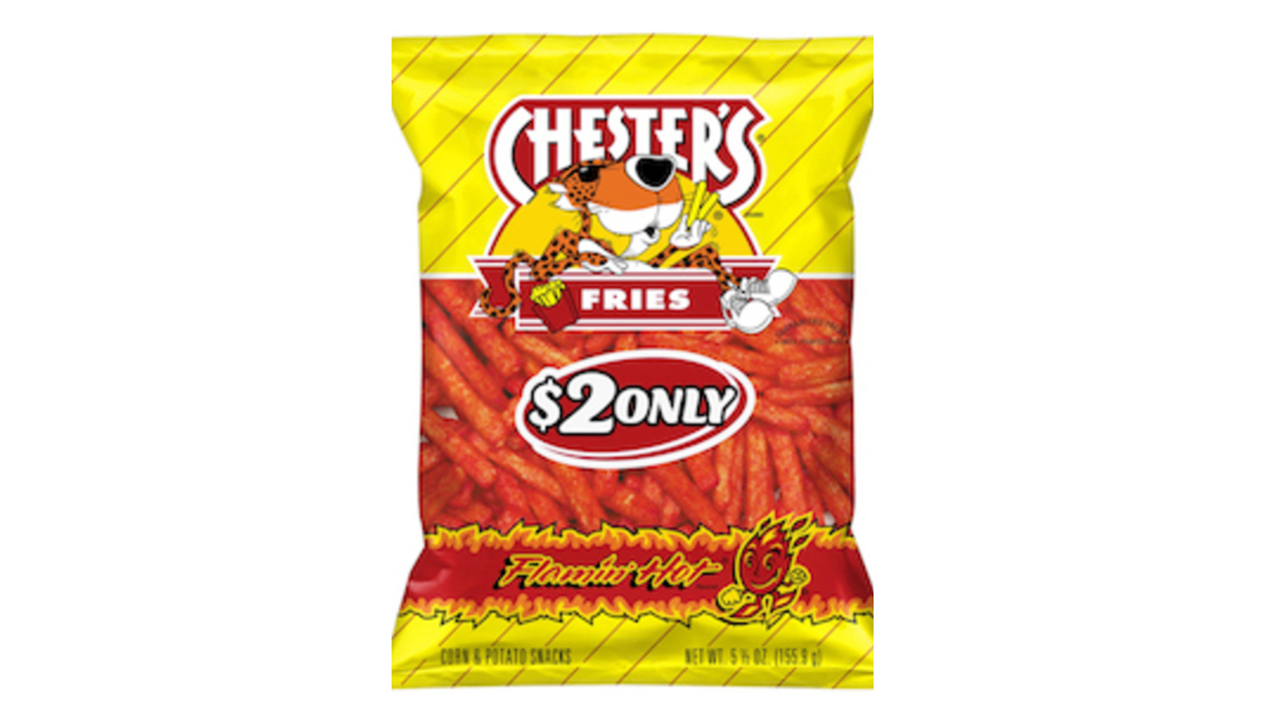 Order Chester's Flamin' Hot Fries 5.25oz food online from Ross Liquor store, Sylmar on bringmethat.com