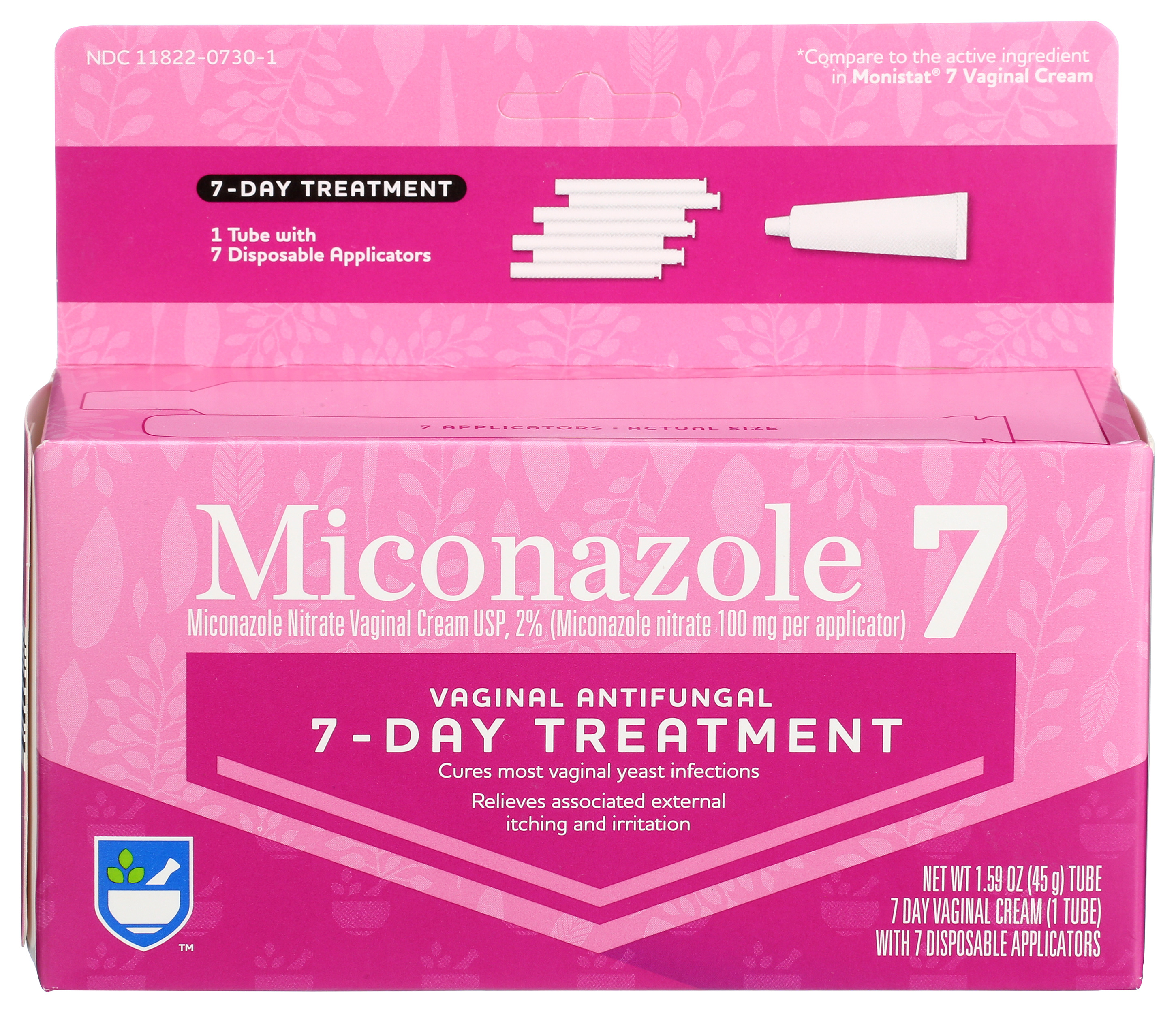Order Rite Aid Miconazole 7, Miconazole Nitrate Vaginal Cream, USP 2% food online from Rite Aid store, MILLER PLACE on bringmethat.com