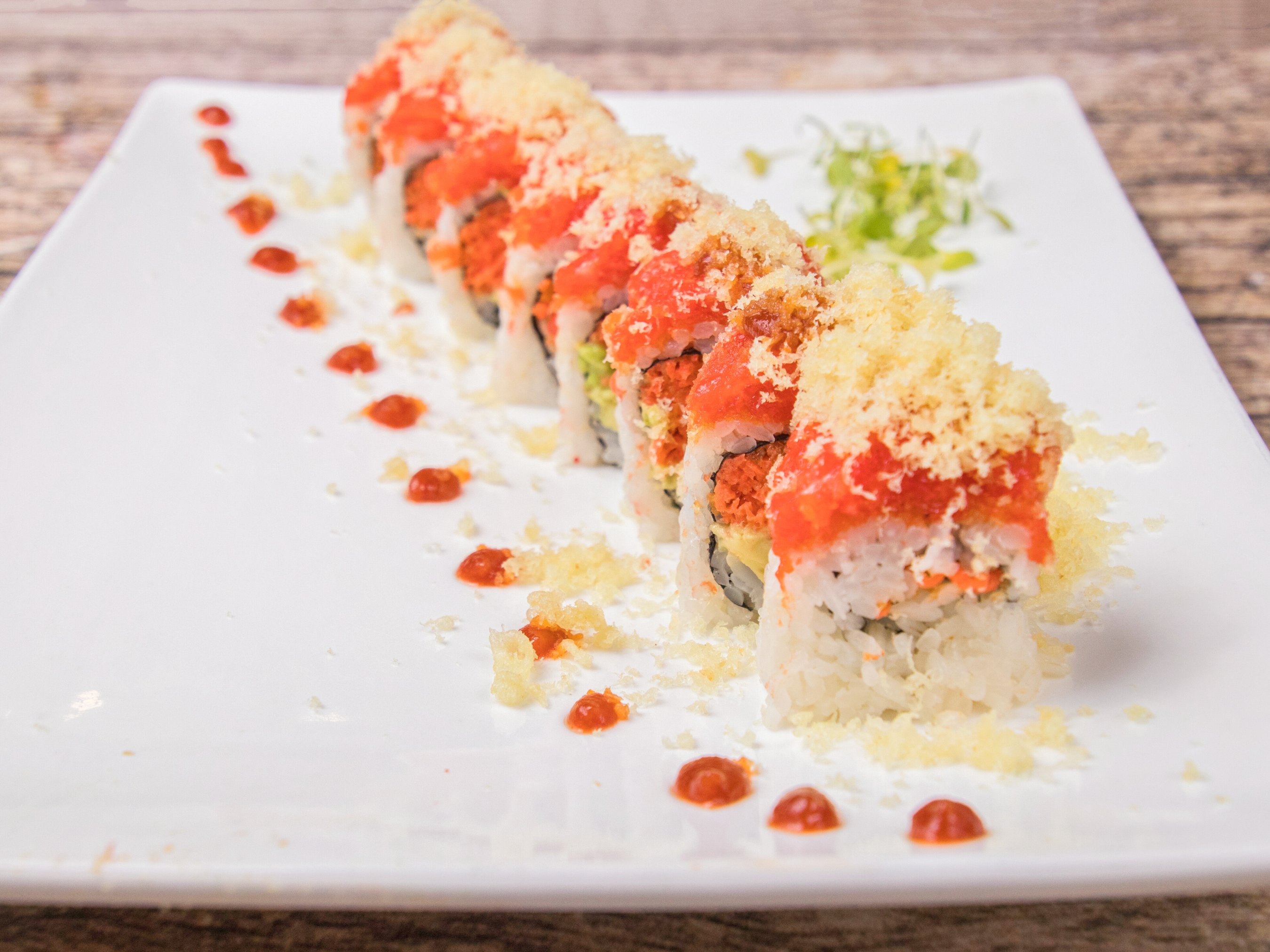 Order Spicy Girl Roll food online from Tokyo Bay Restaurant store, Roswell on bringmethat.com