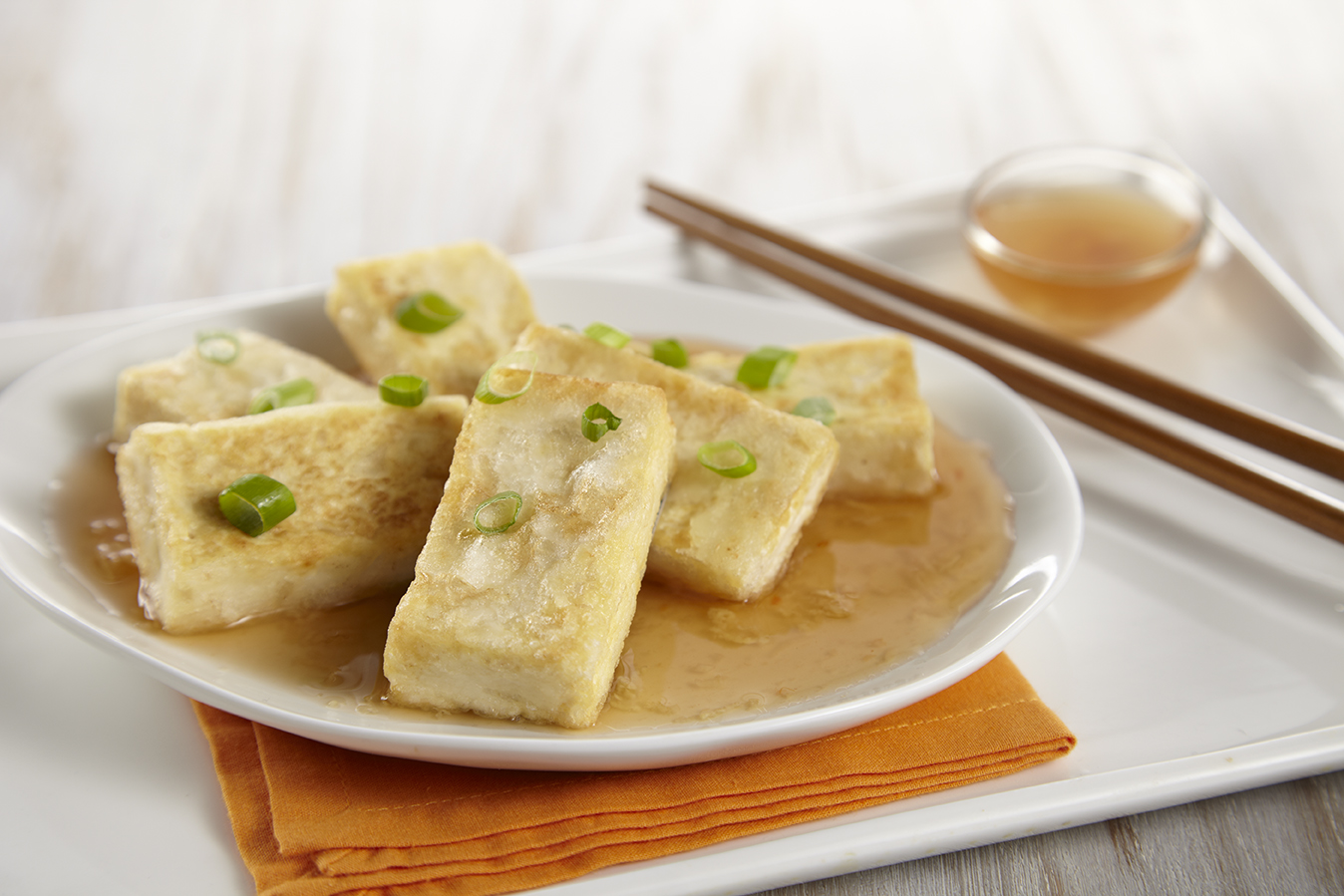 Order Agedashi Tofu food online from Papa Sam store, Grand Prairie on bringmethat.com