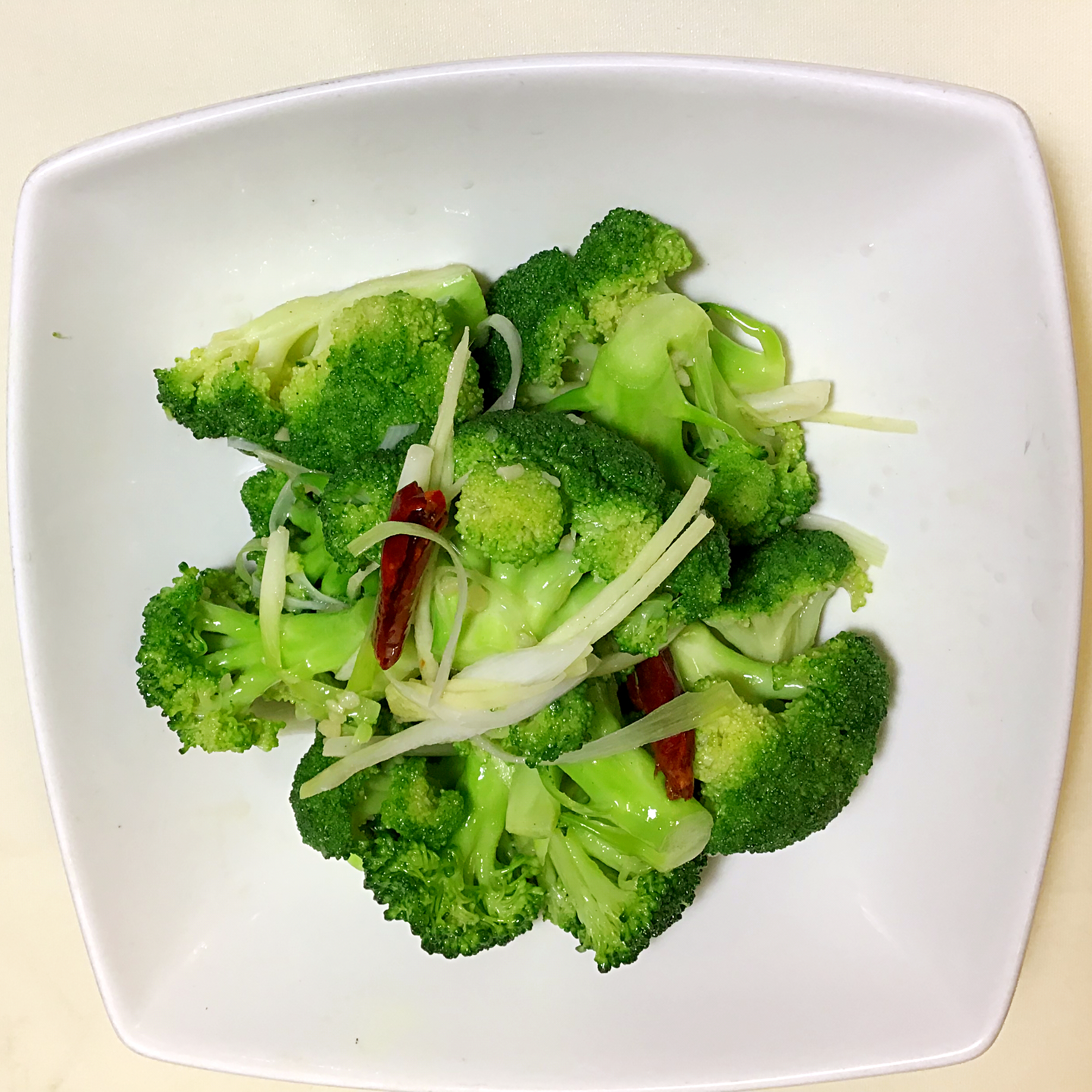 Order Broccoli with Ginger Sauce food online from Orange Chicken Snob store, San Francisco on bringmethat.com