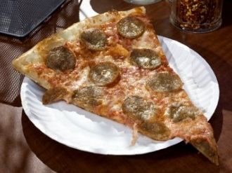 Order Sausage Slice food online from Little Italy Pizza - E. 33rd St. store, New York on bringmethat.com