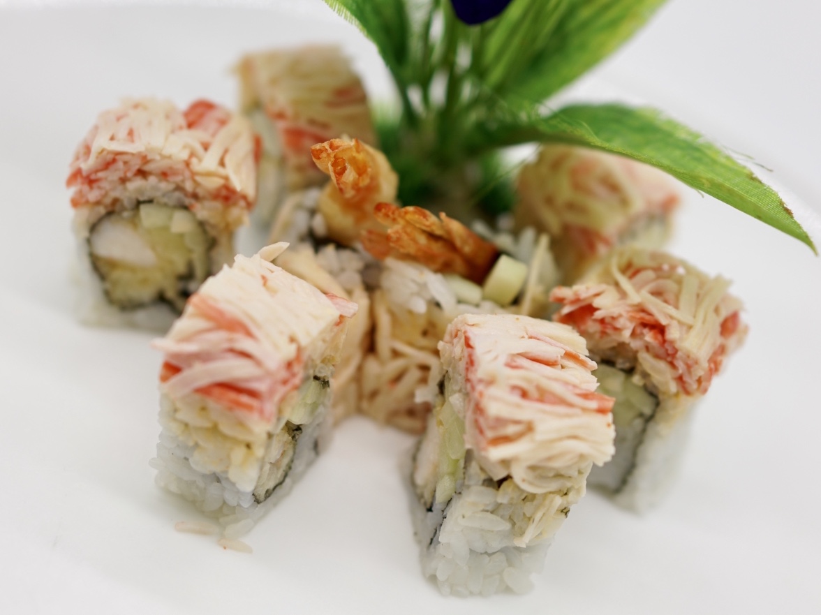 Order Snow White Roll food online from Red Bowl Asian Bistro store, Cary on bringmethat.com
