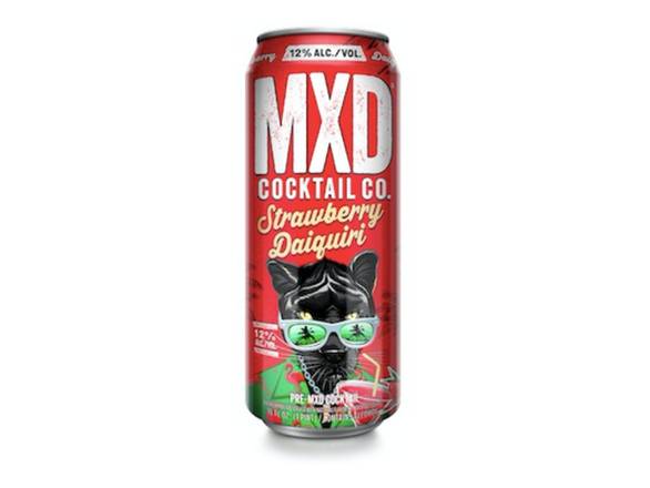 Order MXD Strawberry Daiquiri - 16oz Can food online from Jacob's Liquor store, Sachse on bringmethat.com