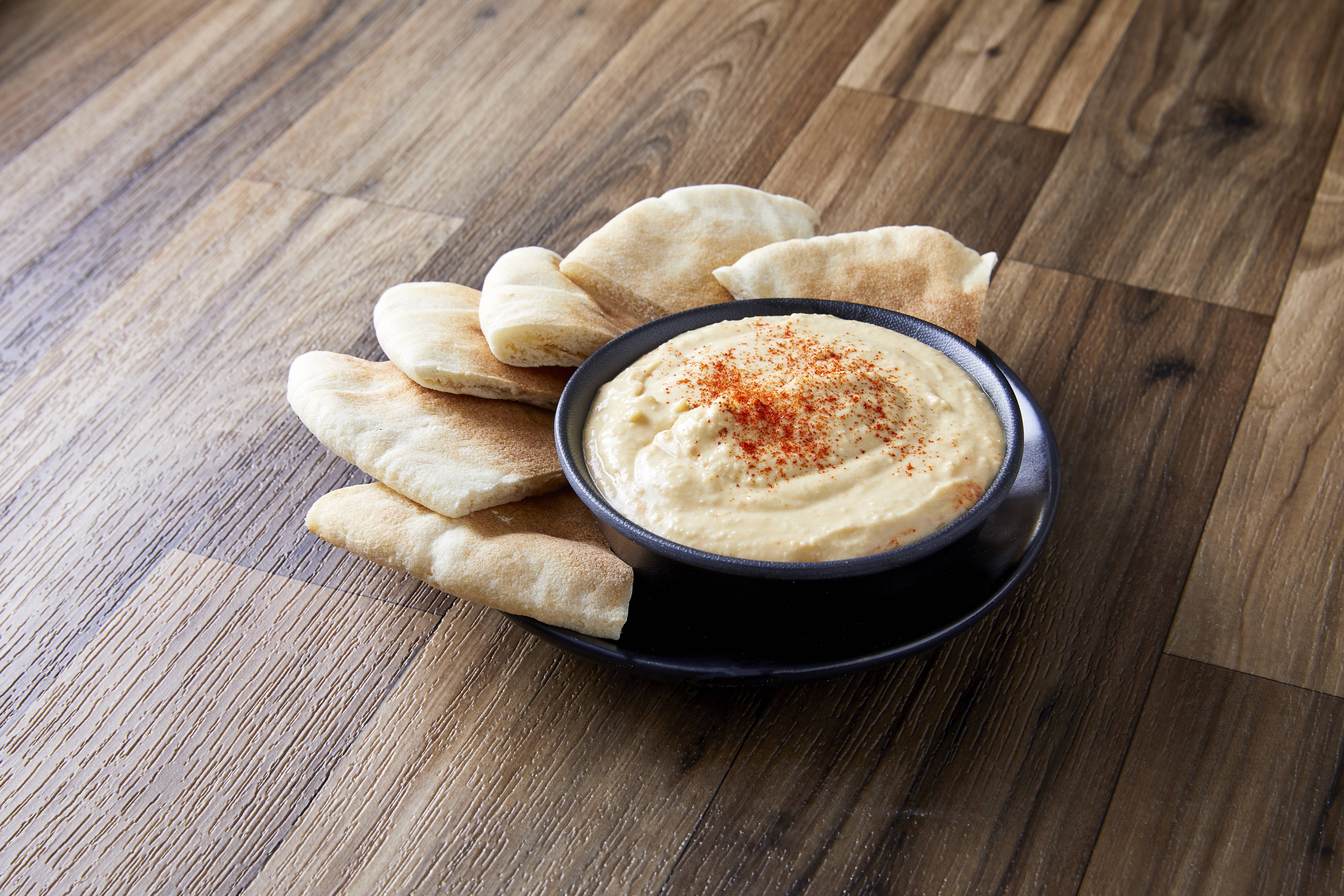 Order Hummus Appetizer food online from Rezas Restaurant store, Oak Brook on bringmethat.com