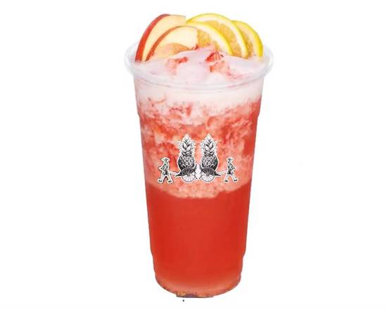 Order Strawberry FRUIT TEA  草莓水果茶(Only L size) food online from Taiwan Fruit Tea store, San Francisco on bringmethat.com