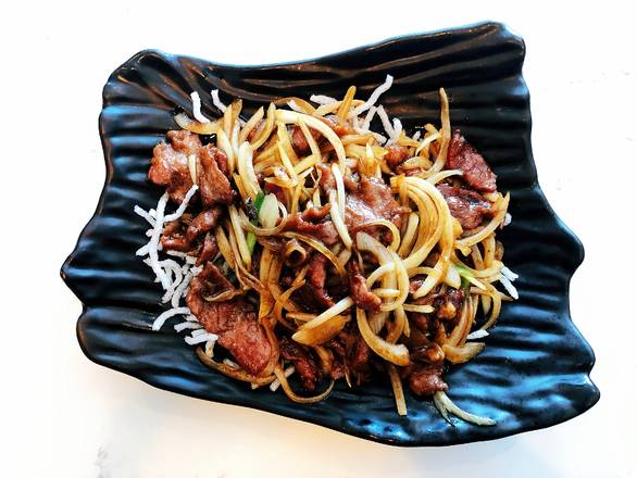 Order Mongolian Beef food online from Gu Kitchen store, Chamblee on bringmethat.com
