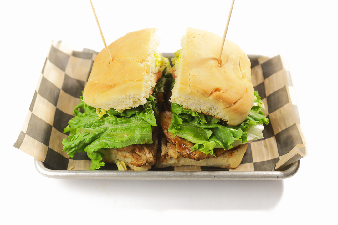 Order Jerk Chicken Sandwich food online from Cafe Saint-Ex store, Washington on bringmethat.com