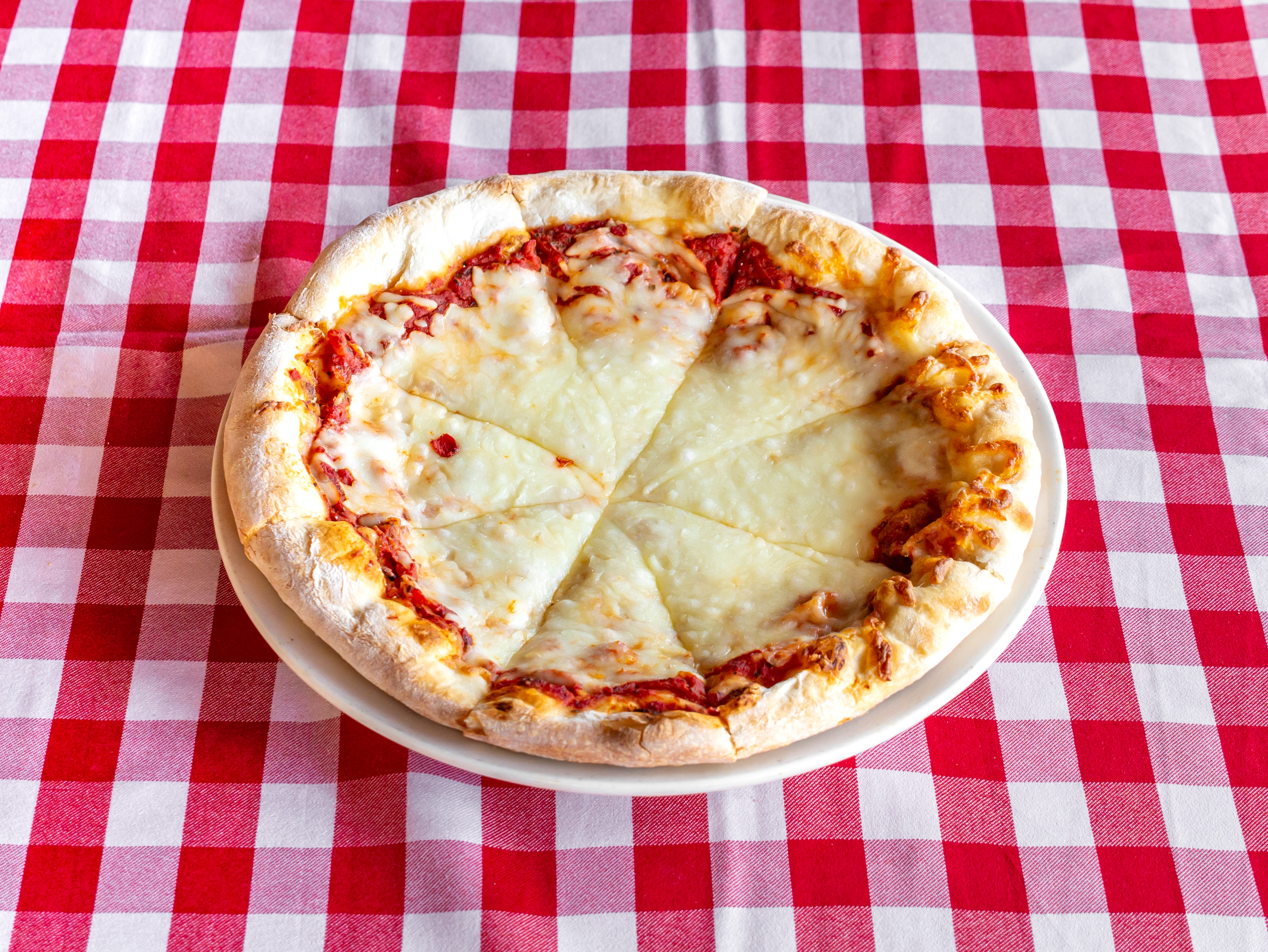 Order Mozzarella Cheese Pizza food online from Giorgio's store, Milpitas on bringmethat.com