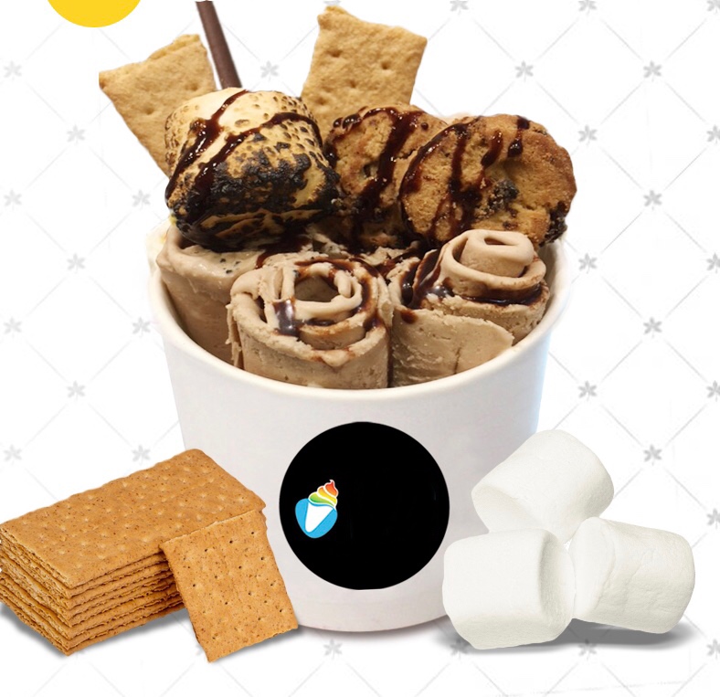 Order R9. Give Me S'mores Ice Cream food online from Ice And Fire Ice Cream store, Milford on bringmethat.com