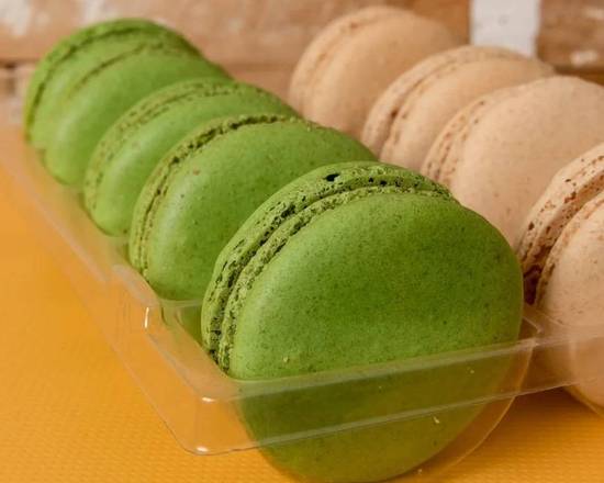 Order Pistachio Macaron food online from Boba Square store, Irvine on bringmethat.com