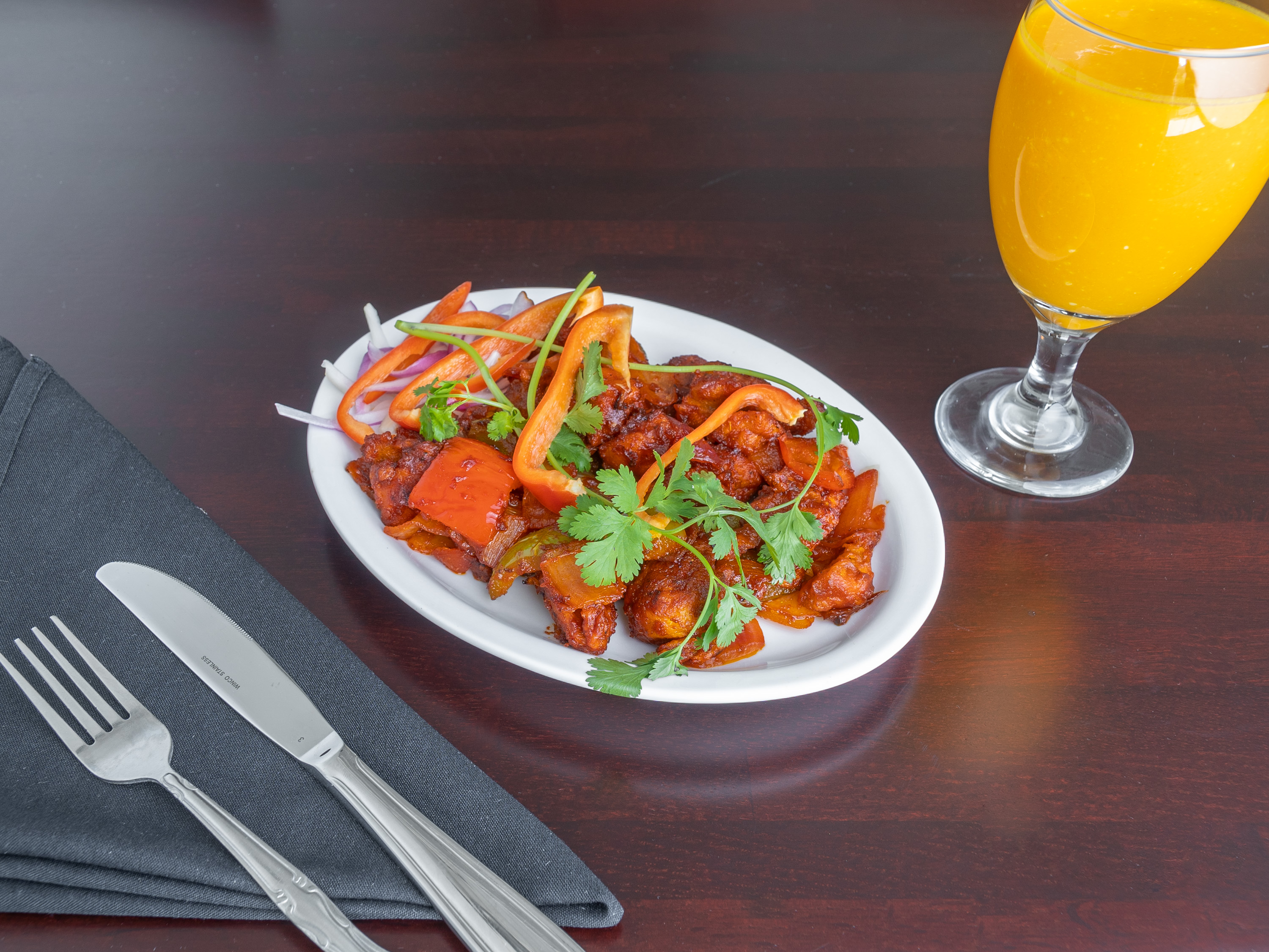 Order Chicken 65 Appetizer food online from Royal Spice Indian Restaurant store, Dunwoody on bringmethat.com