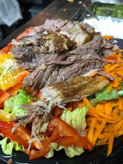 Order Carnitas Salad food online from Jalapeños Don Jefe store, Orange on bringmethat.com