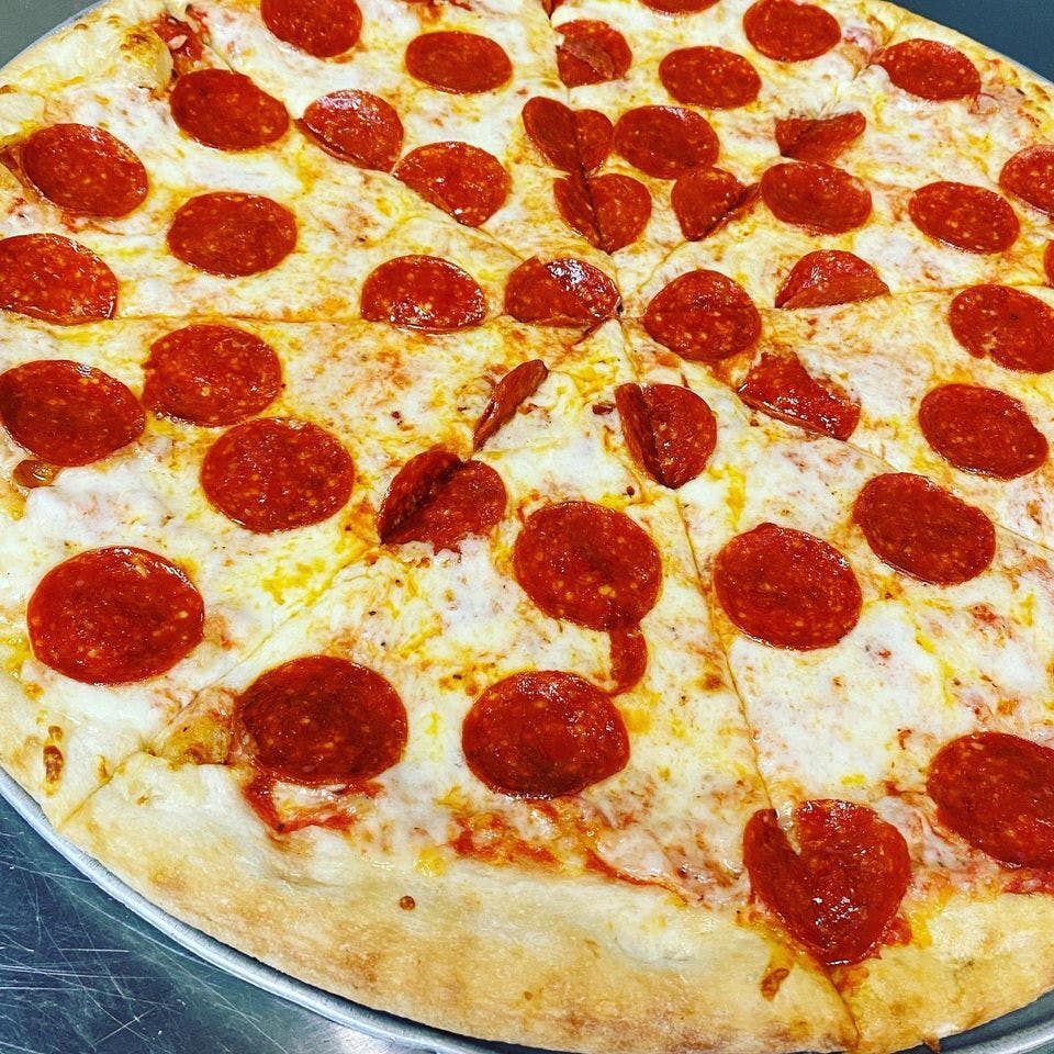 Order Pepperoni Pizza Slice - Slice food online from New York Pizza store, Pascagoula on bringmethat.com
