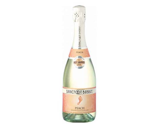 Order Barefoot Bubbly Peach, 750mL bottle (10.5% ABV) food online from Central Liquor Market store, Los Angeles on bringmethat.com