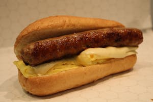 Order SWEET SAUSAGE EGG AND CHEESE ON ROLL food online from Millers Country Kitchen store, Middletown on bringmethat.com