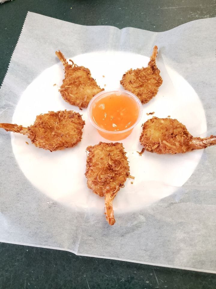 Order Coconut Shrimp - Appetizer food online from Coccos Pizza store, Springfield on bringmethat.com