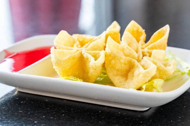 Order Crab Rangoons (4 pcs) food online from Sweet Ginger Asian Bistro&Sushi store, Denver on bringmethat.com