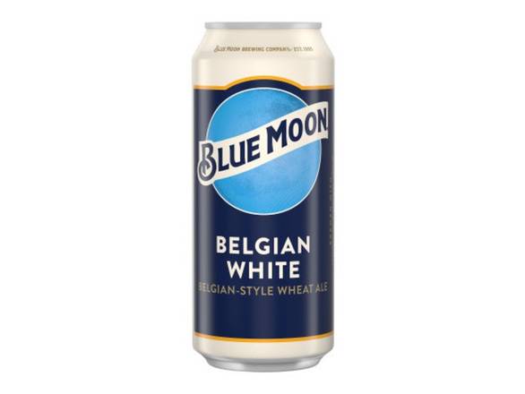 Order Blue Moon Belgian White Wheat Craft Beer - 16oz Can food online from Eagle Liquor & Wine store, Chattanooga on bringmethat.com