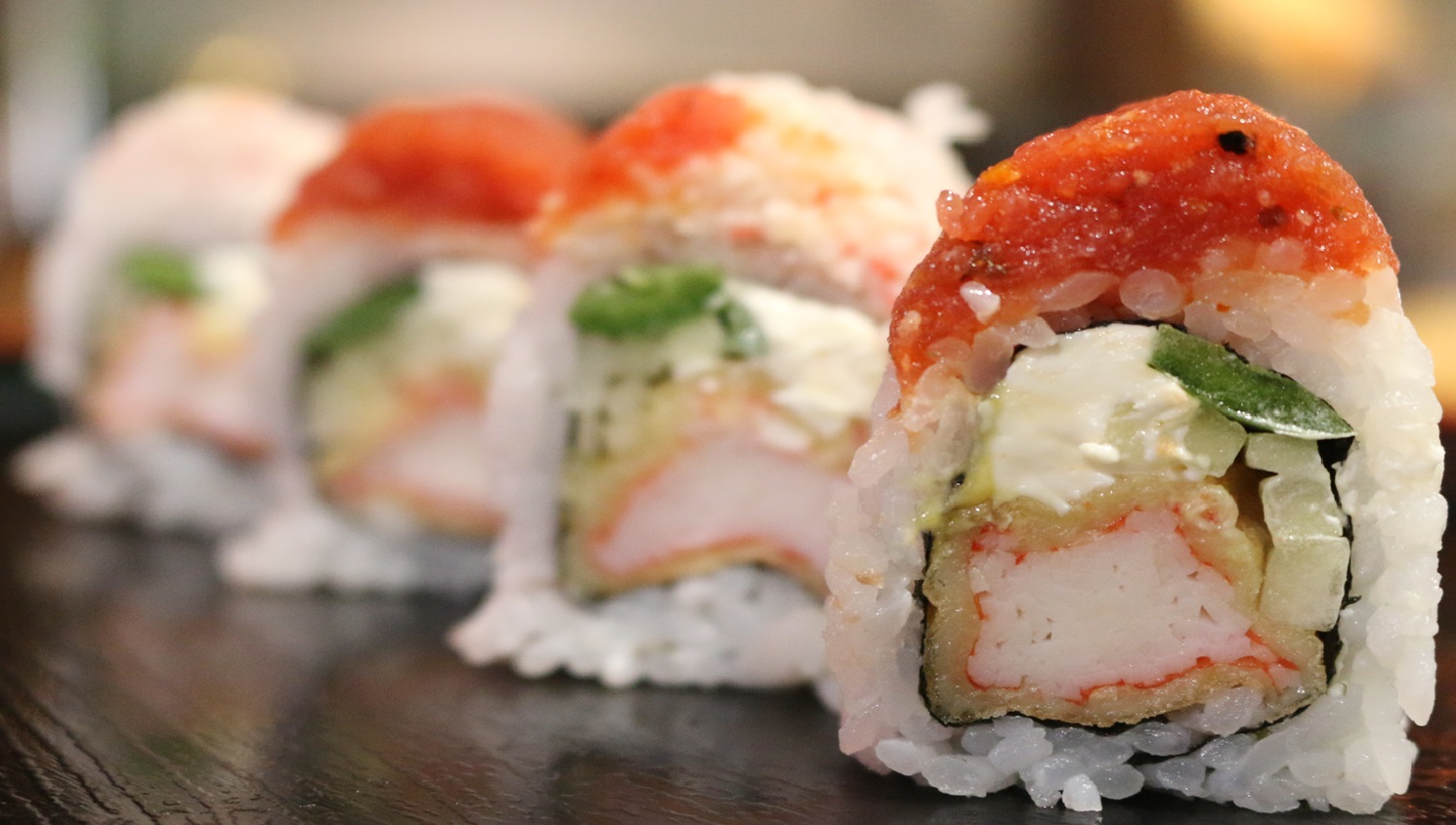 Order Blazing 635 Roll food online from Kaze Sushi & Hibachi store, Mesquite on bringmethat.com