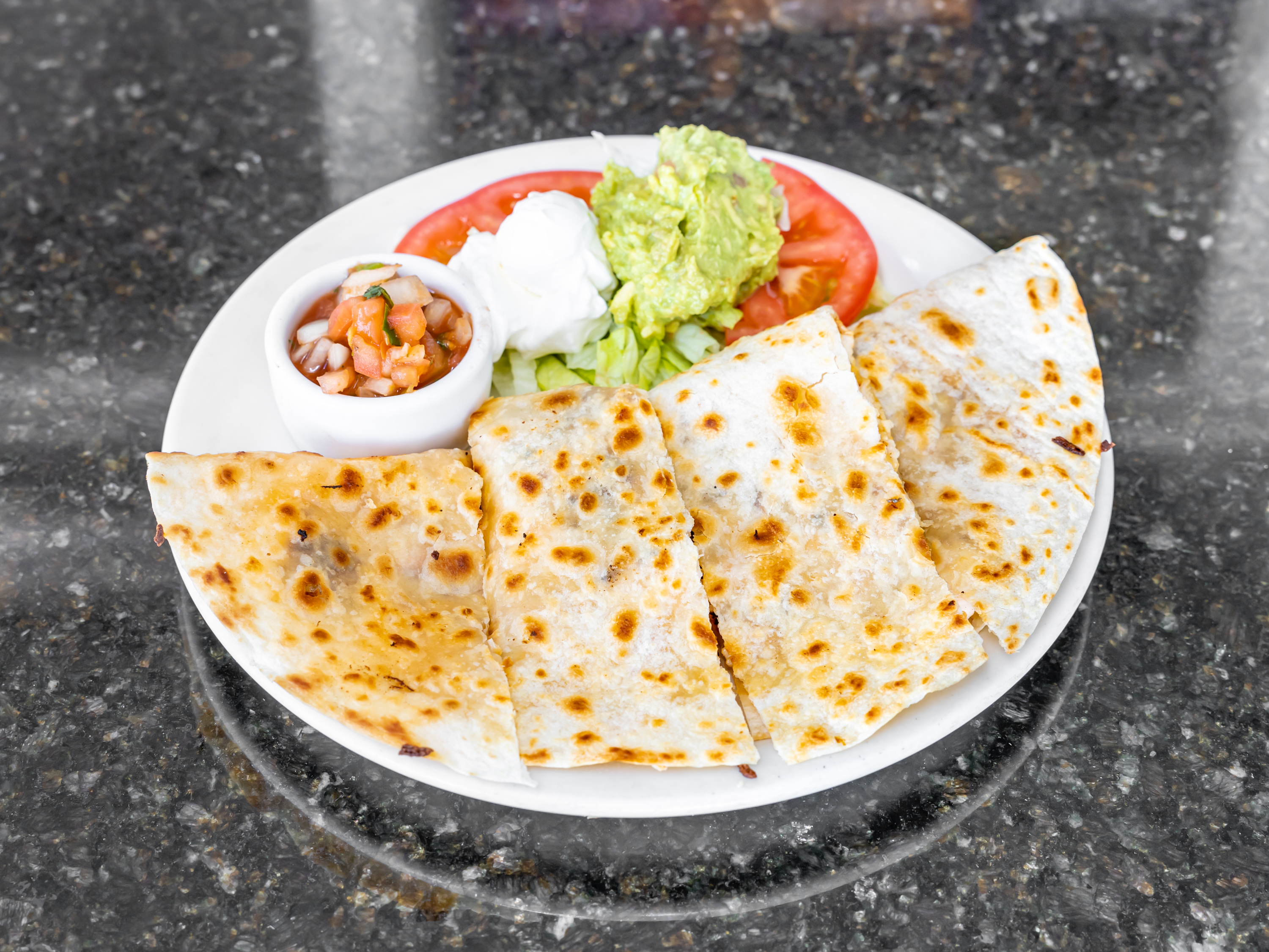 Order Cheese Quesadilla food online from Uncle Pete Cafe store, Westminster on bringmethat.com