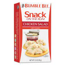 Order Bumble Bee Snack On the Run  Chicken Salad Kit food online from Beer Bait And Moor store, Sandusky on bringmethat.com