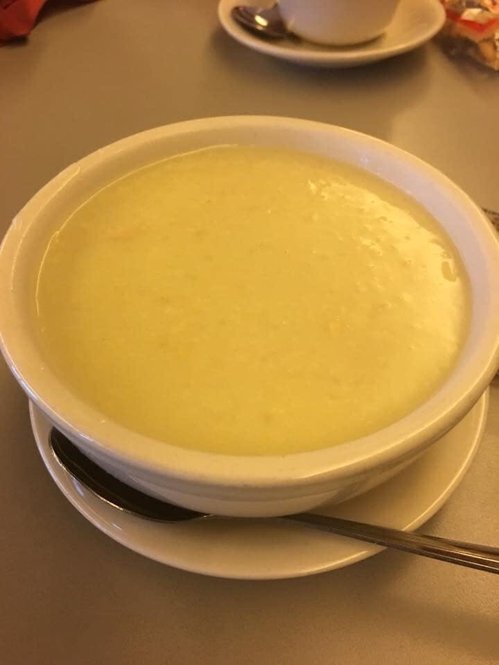 Order Greek Lemon Soup - Bowl food online from Fat Cat Grill & Bar store, Norwich on bringmethat.com