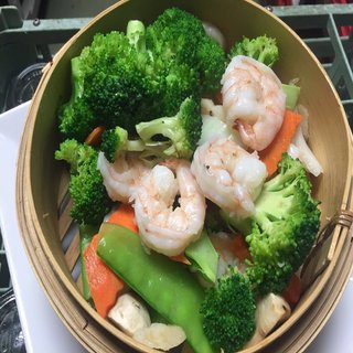 Order 277. Steamed Shrimp with Broccoli food online from Iron Chef store, Phoenix on bringmethat.com