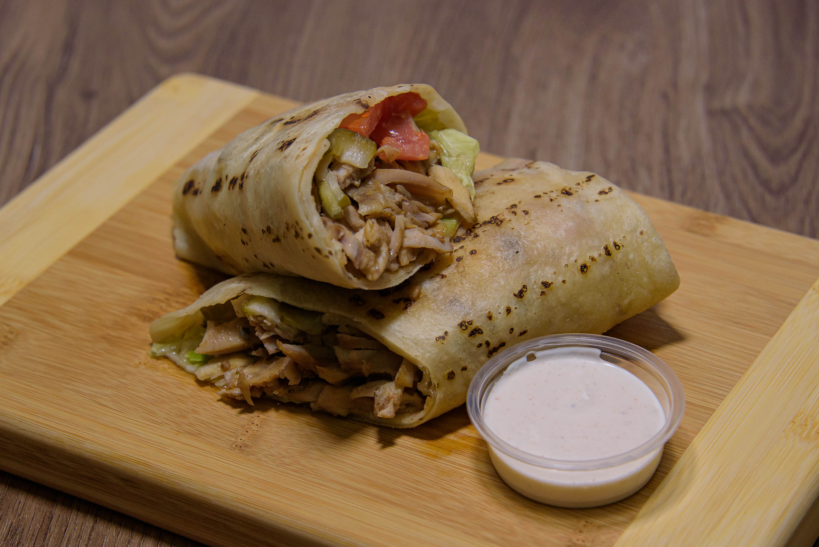Order Chicken Shawarma Wrap food online from North Park Produce store, San Diego on bringmethat.com